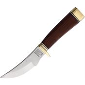 Grohmann 105S Deep Woods Hunter Satin Fixed Blade Knife Rosewood Handles