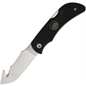 Outdoor Edge PH20B Pocket Hook Lockback Knife Black/Green G10 Handles