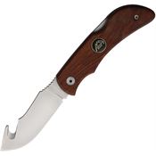Outdoor Edge PH20WB Pocket Hook Lockback Knife Wood Handles