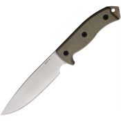Ontario 8659 RAT-6 Fixed Blade Satin Fixed Blade Knife Tan Handles