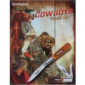 Remington ESG9514 Cowboy Tin Sign