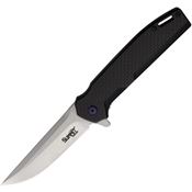 Summit Gear 001BLK Linerlock Knife with Black G10 Handles