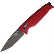 SOG 12790257 Altair XR Lock Black Knife Canyon Red Handles