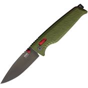 SOG 12790357 Altair XR Lock Field Black Knife Green Handles