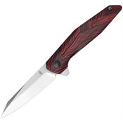 Kizer 3620C1 Spot Linerlock Knife Black/Red Handles