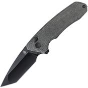 Kizer 4602C1 Mad Tanto 154Cm Knife Black Handles