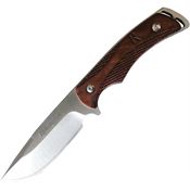 Remington 15663 Woodland Skinner Satin Fixed Blade Knife Brown/Wood Handles