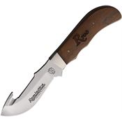Remington 19982 700 Series Big Game Guthook Satin Fixed Blade Knife Walnut Handles