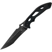 Takumitak 209SW Unhinged Black Fixed Blade Knife Black Handles