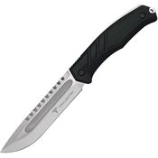 Takumitak 211SL Exit Point Satin Fixed Blade Knife Black Handles