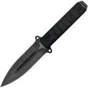 Takumitak 214SW Hitter Black Fixed Blade Knife Black Handles