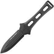 Takumitak 205GY Hidden Anger Gray Fixed Blade Knife Black Handles