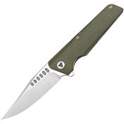 Trivisa TY01GDG Orion Linerlock Knife with Green Handles