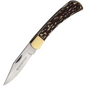 Winchester 6220080W Medium Lockback Knife Stag Handles