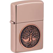 Zippo 70765 Tree Of Life Emblem Lighter