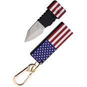 Combat Ready 379 Fixed Blade Flag Satin Fixed Blade Knife ABS Handles