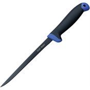 Dark Water FIX003CS DWFIX003CS Black Fixed Blade Knife Blue/Gray Handles