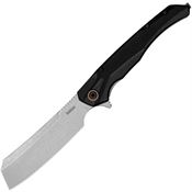 Kershaw 2078 Strata Cleaver Framelock Knife Black Handles