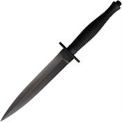 Mikov 123182 Commando Carbon Fixed Blade Knife Black Handles