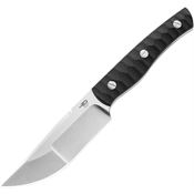 Bestech F04A Heidi Blacksmith 2 CF Satin Fixed Blade Knife Sculpted Carbon Handles