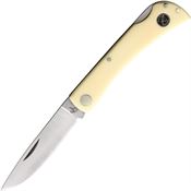 Roper 0032YD Pecos Tumble Weed Lockback Knife Yellow Delrin Handles