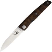 Salamandra 230032 Linerlock Knife Ziricote Wood Handles
