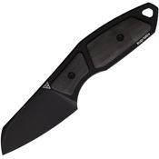 Suprlativ 002 Hella Black Fixed Blade Knife Black