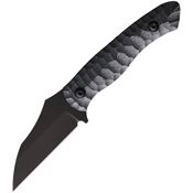 Wachtman 002BKF WCH002BKF Fixed Blade Knife Black Handles