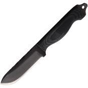 Anza BM Boddington Fixed Blade Knife Black Micarta Handles