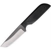 Anza JWKR3M AZJWKR3M Fixed Blade Knife Black Micarta Handles
