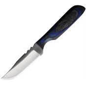 Anza MBBW Mini Fixed Blade Knife Black/Bluewood Handles