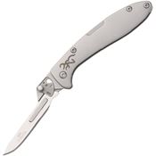Browning 0463B Scalpel Linerlock Knife Black Handles