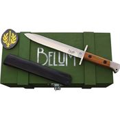 Maserin 989 Belum N690 Fixed Blade Knife Santos Handles