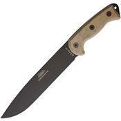 Ontario 8644 RTAK II Fixed Blade 125Th Black Fixed Blade Knife Natural Handles