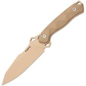 Hydra 15BR Hecate II Fixed Blade Knife Brown Handles