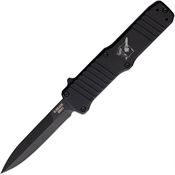 Blackjack B4029 BCB4029 Auto OTF Bayonet Black Knife Black Handles
