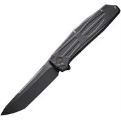 We 220351 Shadowfire Black Stonewash Knife Black Handles