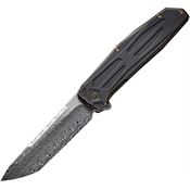 We 22035DS1 Shadowfire Dama Damascus Knife Black/Bronze Handles