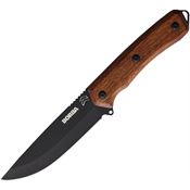 Cimo 40415MAD Borba Black Fixed Blade Knife Jatoba Handles