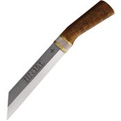 Scandinoff SKNVCRL Valknut Classic Reindeer Stonewash Fixed Blade Knife Curly Burch Handles