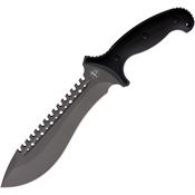 Begg 025 Bolo Fixed Blade Knife Black Handles