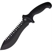 Begg 024 BG024 Bolo Fixed Blade Knife Black Handles