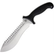 Begg 023 BG023 Bolo Fixed Blade Knife Black Handles
