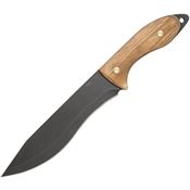 Case XX 35101 Sasquatch Bowie Black Fixed Blade Knife Natural Handles
