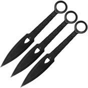 Kershaw 1748X Aethon BlackWash Fixed Blade Throwing Knives Set