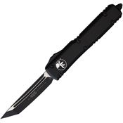 Microtech 1231T Auto Ultratech Tanto OTF Knife Black Handles