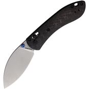 Vosteed 10203 VOS10203 Mini Nightshade Crossbar Lock Stonewash Folding Knife Black Handles