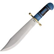American Hunter 030 Bowie Fixed Blade Knife Turquoise Handles