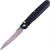 Real Steel 7831B G5 Metamorph Button Lock Knife Black Handles