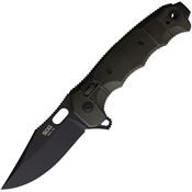 SOG 12211057 SEAL XR Lock Black Knife OD Green Handles